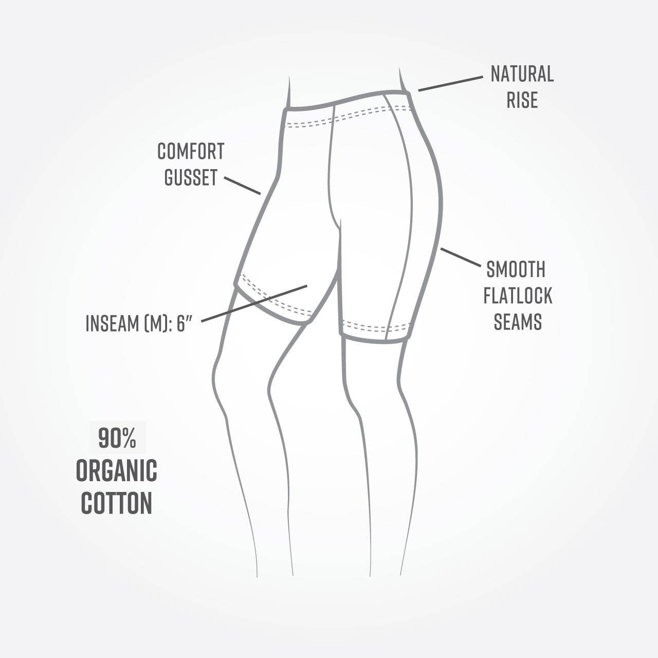 Organic Cotton Base Layer Shorts