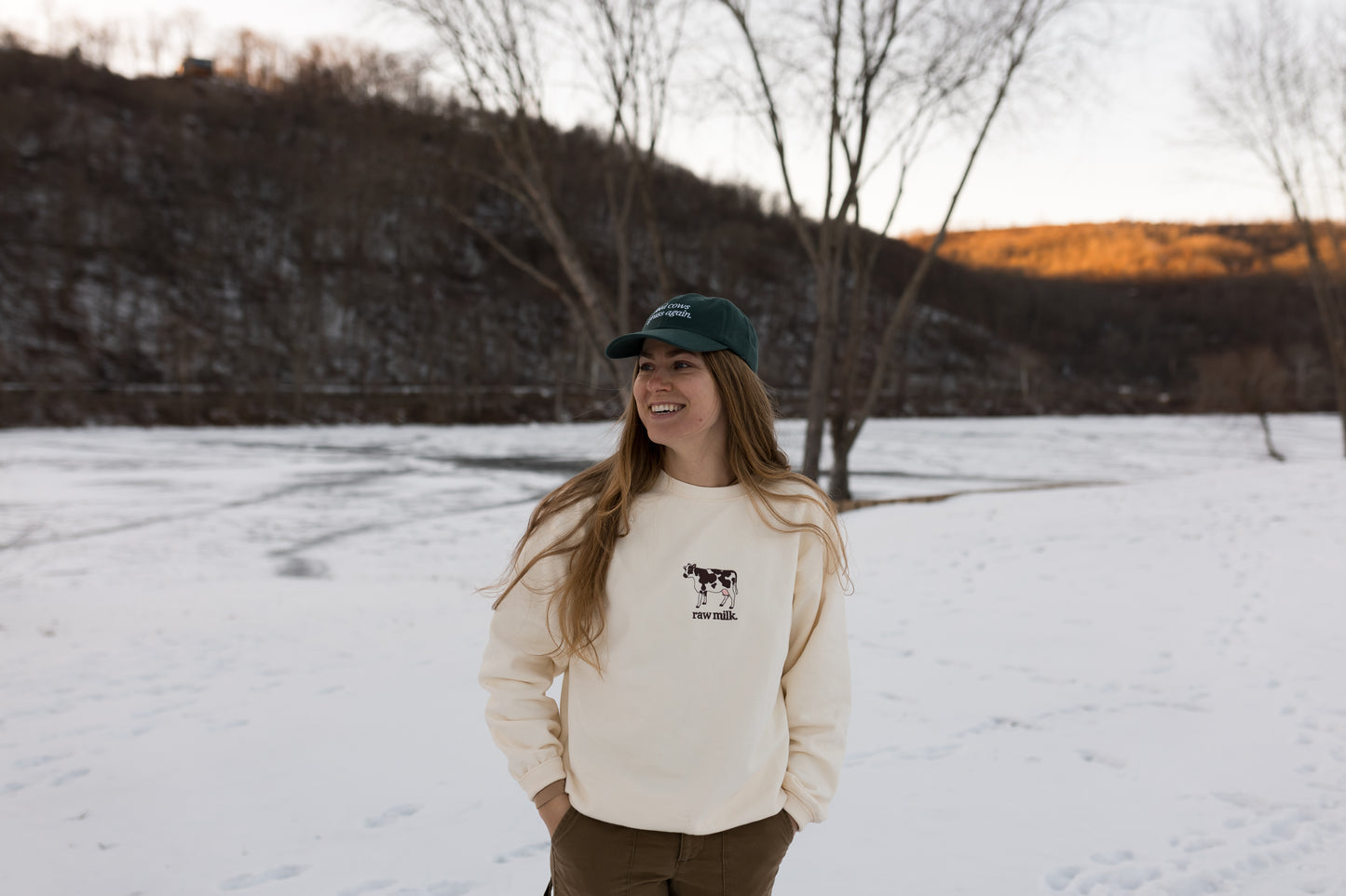 Feed Cows Grass Again Hat