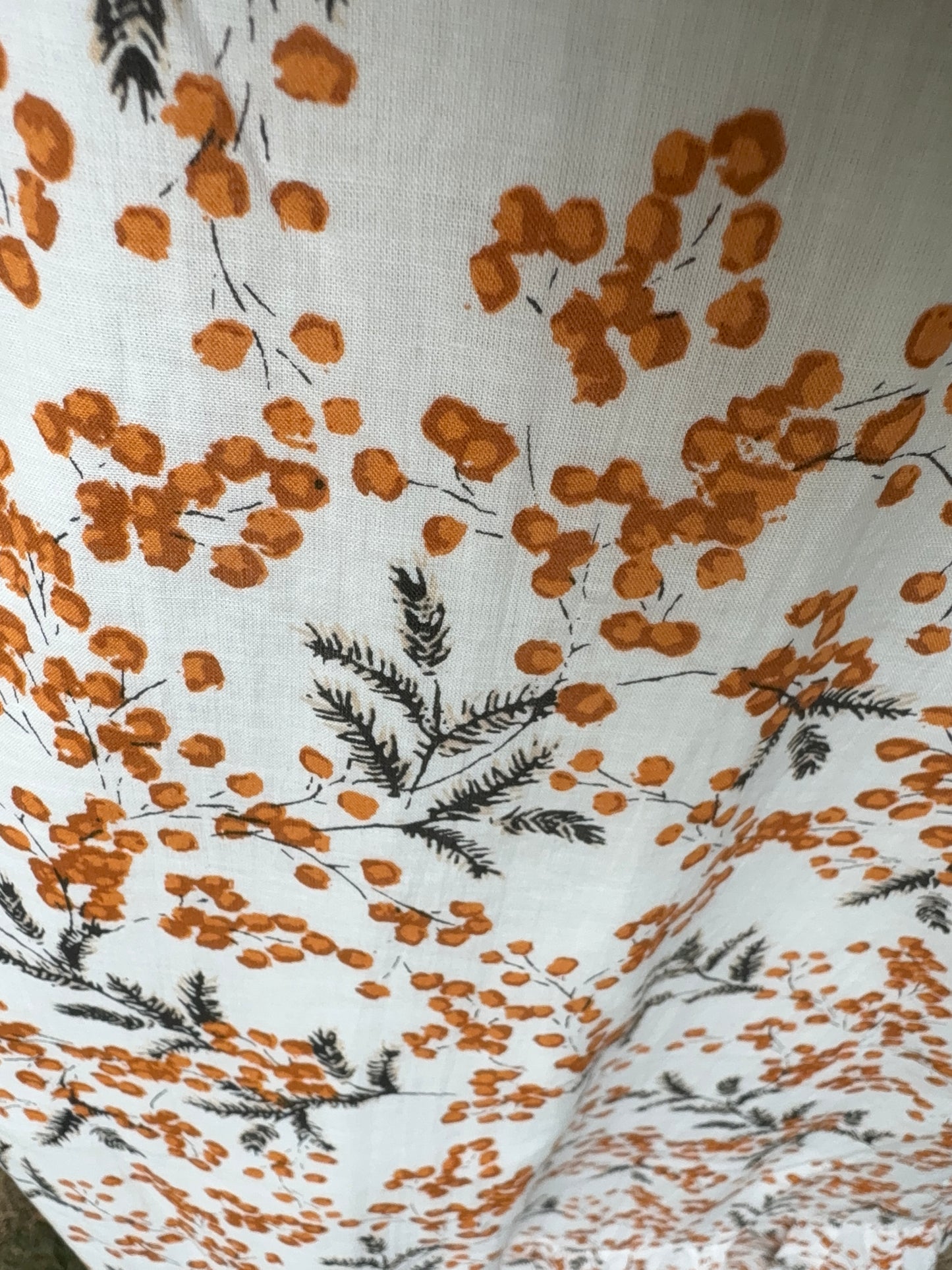 Fall Floral Tiered Maxi Skirt