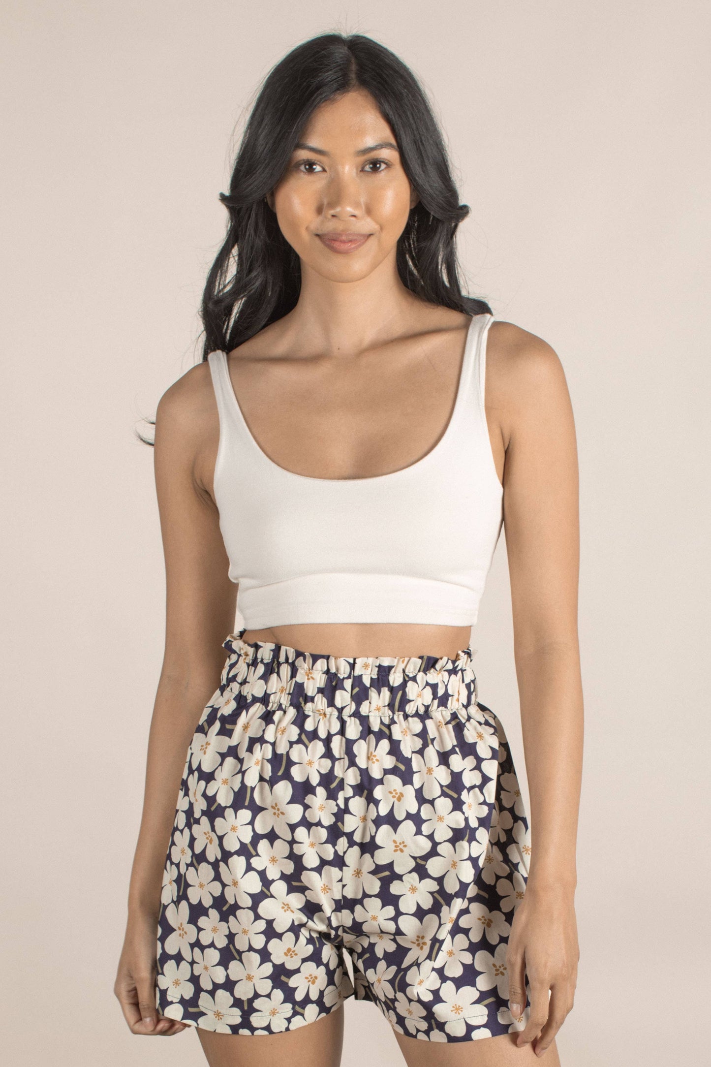 Floral Cotton Shorts