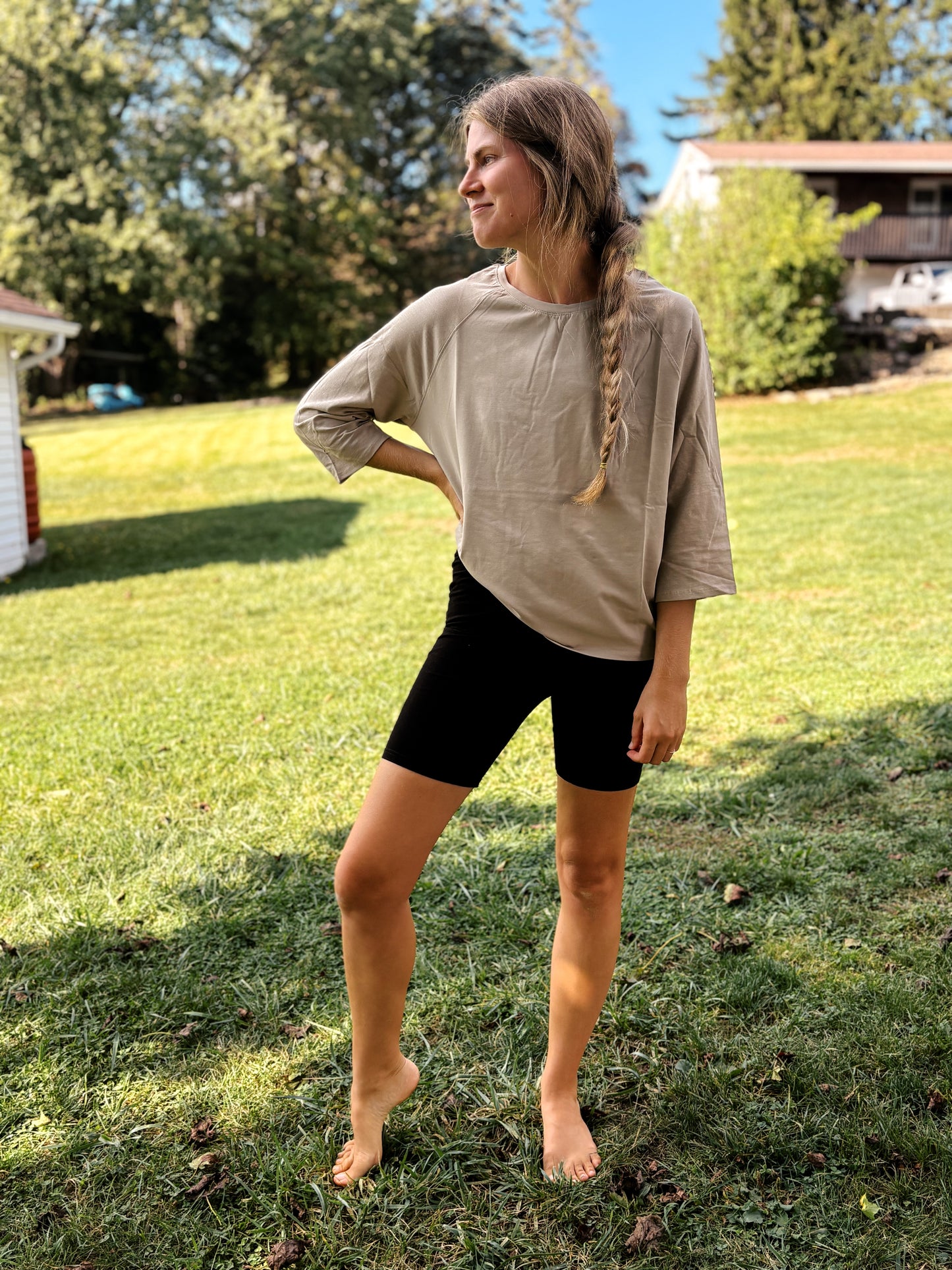 Organic Cotton 3/4 Tee