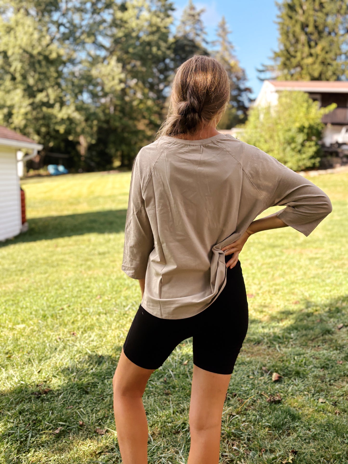 Organic Cotton 3/4 Tee