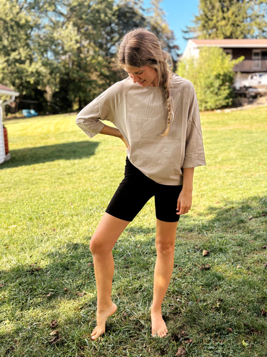 Organic Cotton 3/4 Tee