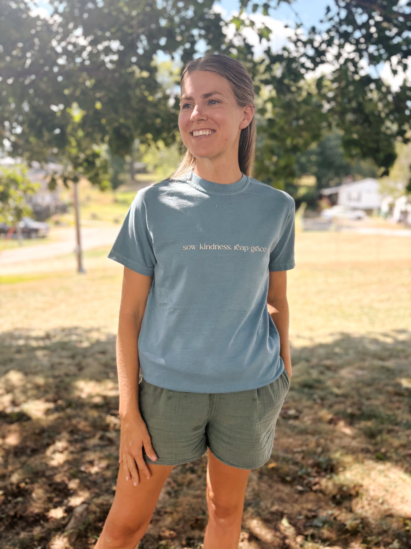 Sow Kindness Reap Grace Graphic Tee