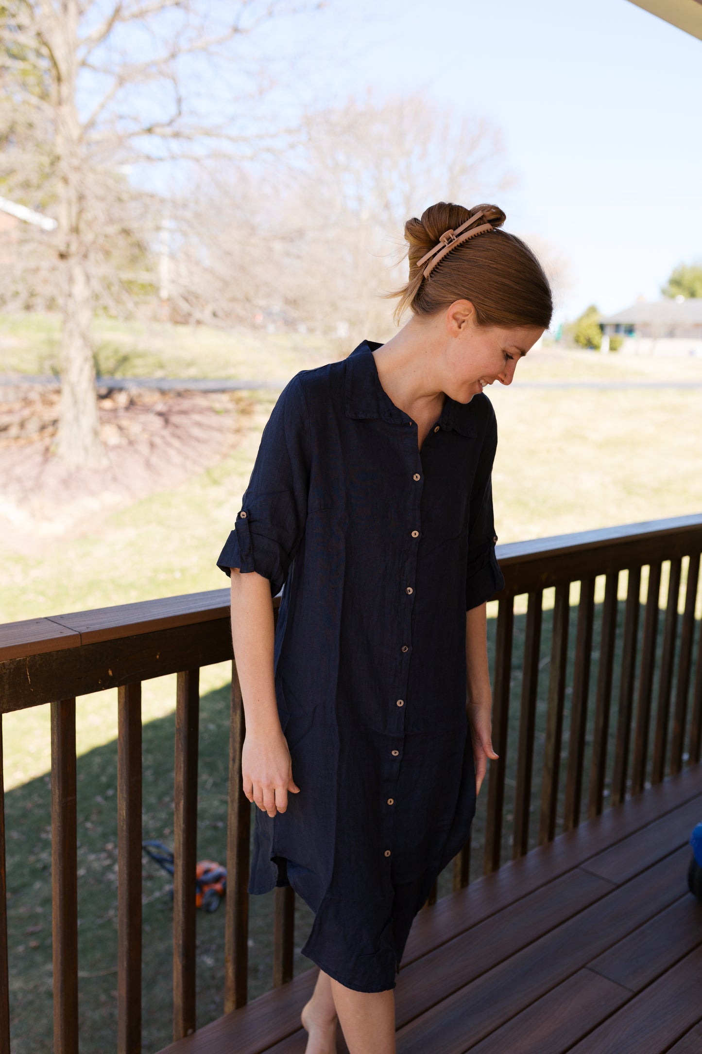 Italian Linen Dress/Duster
