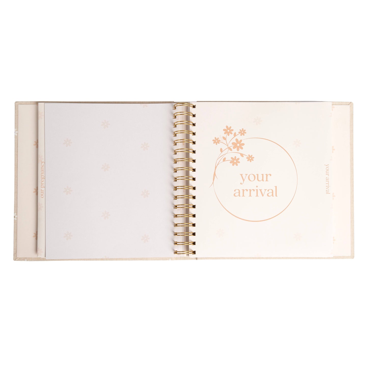Linen Baby Memory Book