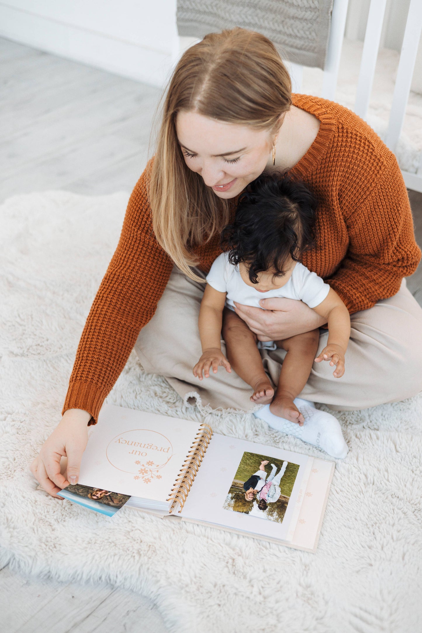 Linen Baby Memory Book