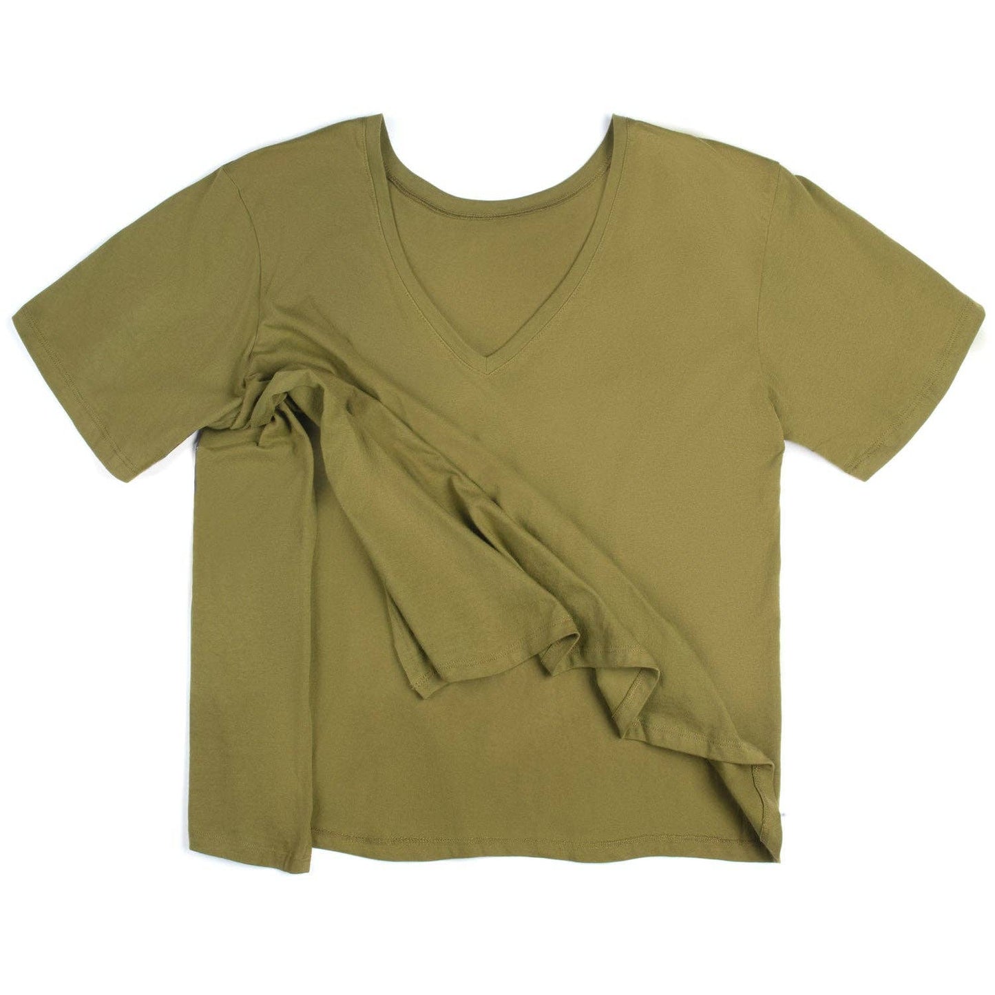 Everywhere Nursing V-Neck Tee - Olive