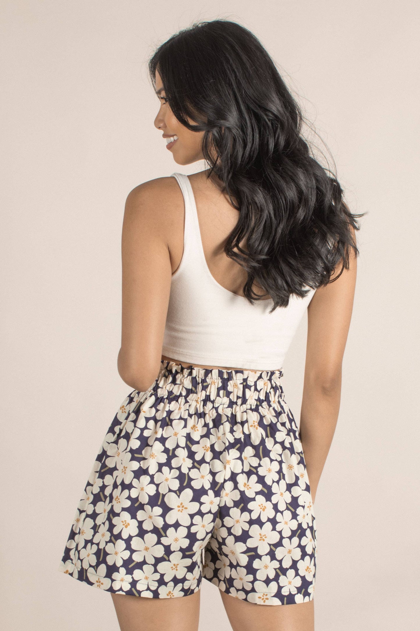 Floral Cotton Shorts