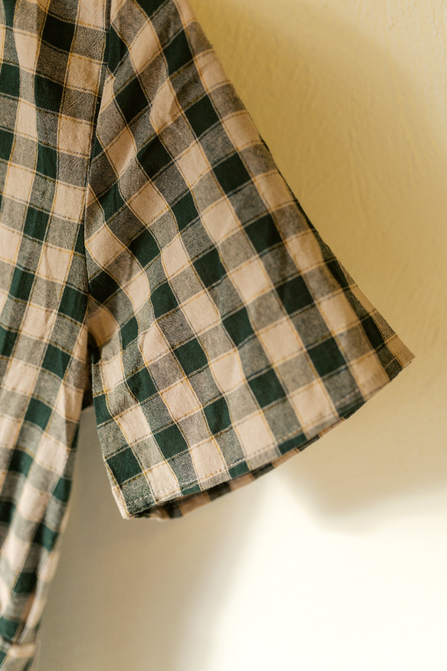 Gingham Cotton Shirtdress