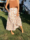 Fall Floral Tiered Maxi Skirt