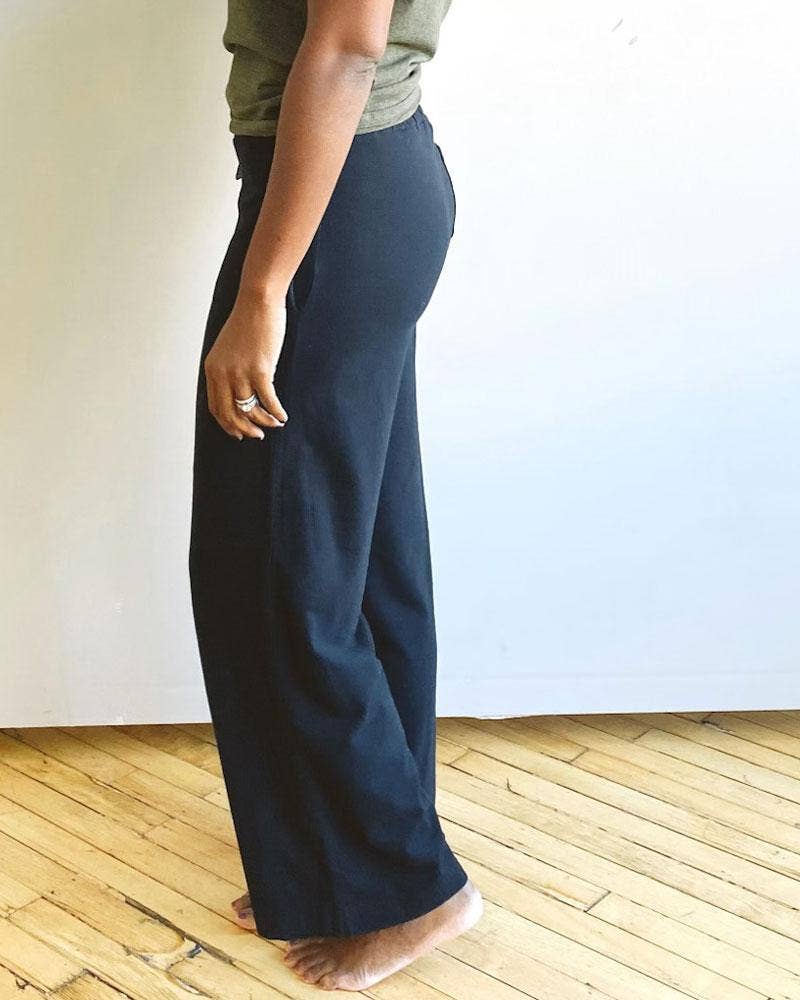 Poppy Wide Leg Pant - ORGANIC COTTON