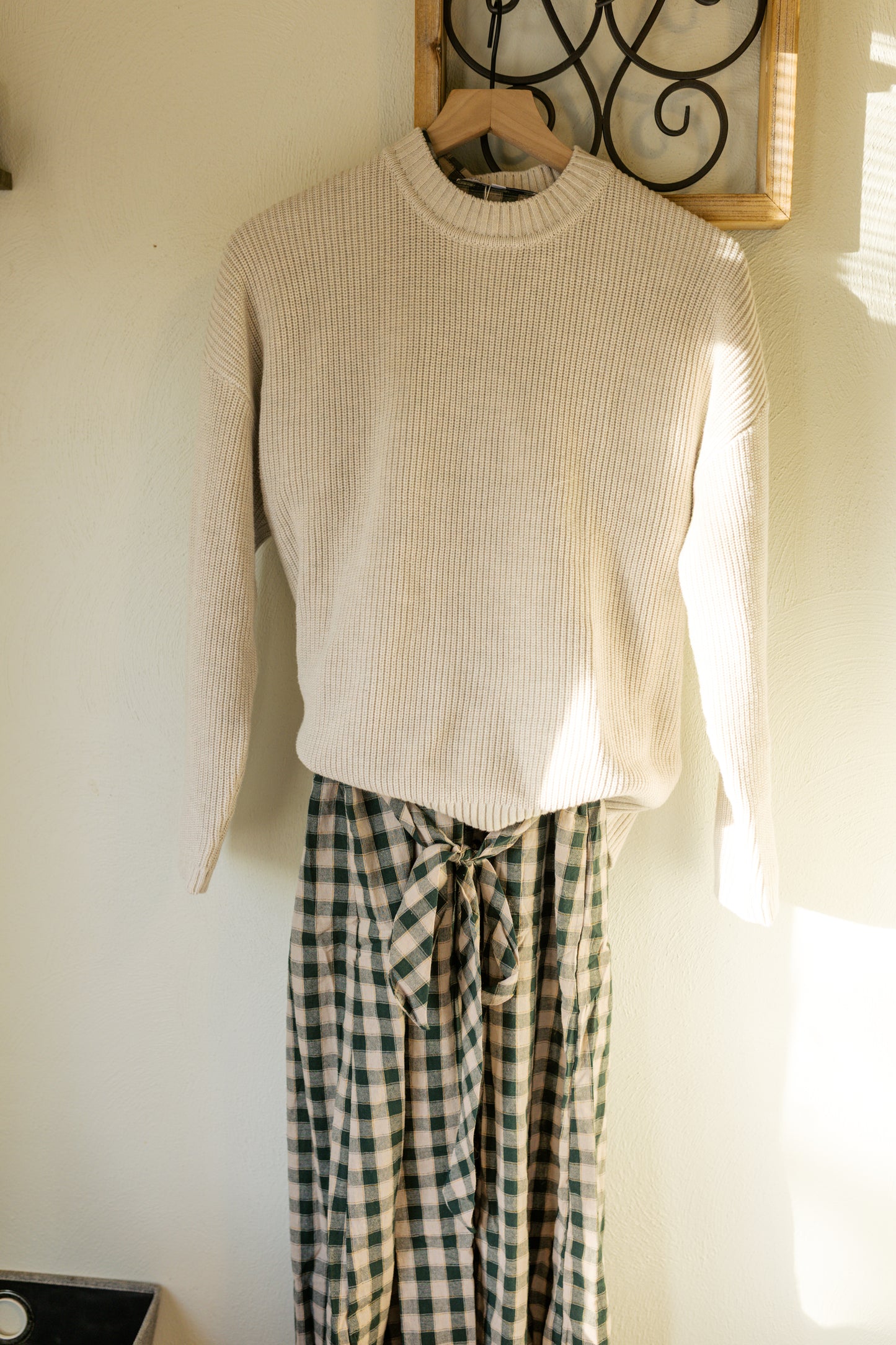 Gingham Cotton Shirtdress