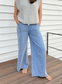 Wide Leg Denim Pants