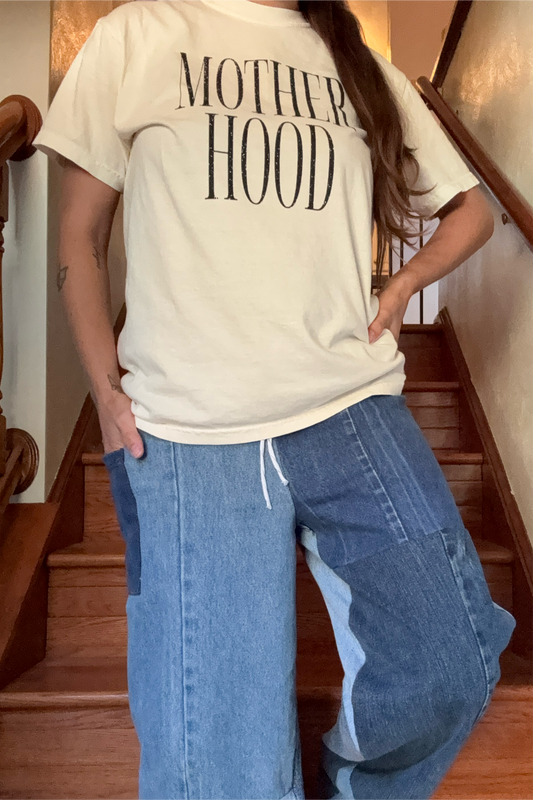 Distressed Motherhood T Shirt *add to cart for 40% off*