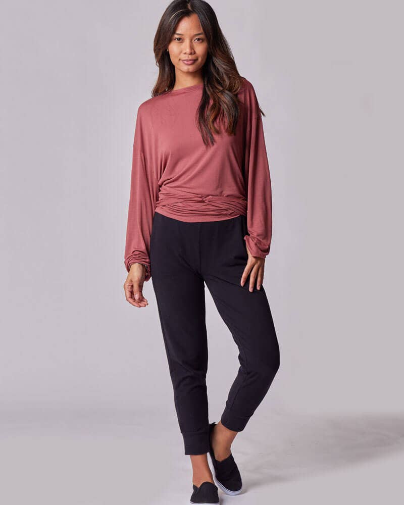 Every Way Long-Sleeve Wrap Blouse