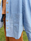 Oversized Pinstripe Button Down