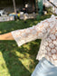Floral Crochet Tie Front Cardigan