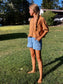 Mom Crop Cotton Gauze Boxy Button Down