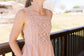 Dusty Rose Crochet Dress