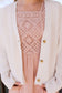 Dusty Rose Crochet Dress