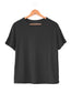 Black Butter Soft Cotton Women's Boxy T-Shirt