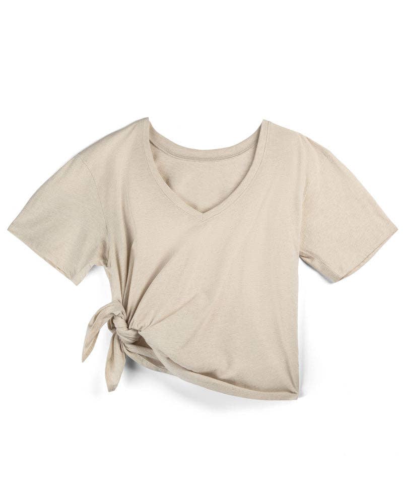 Everywhere Nursing & Maternity V-Neck Tee - ORGANIC COTTON