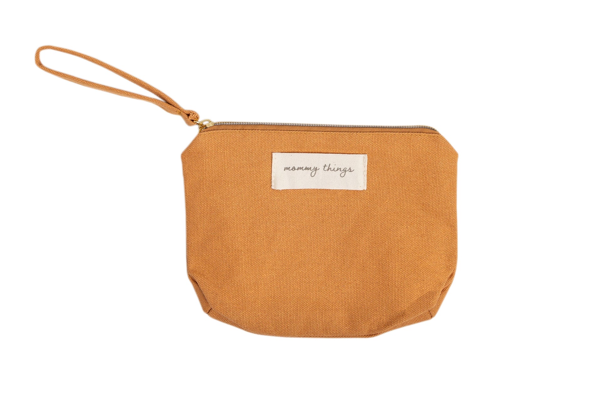 mustard yellow mommy things pouch for traveling diaper bag
