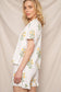 Flower Print Button Down