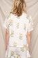 Flower Print Button Down